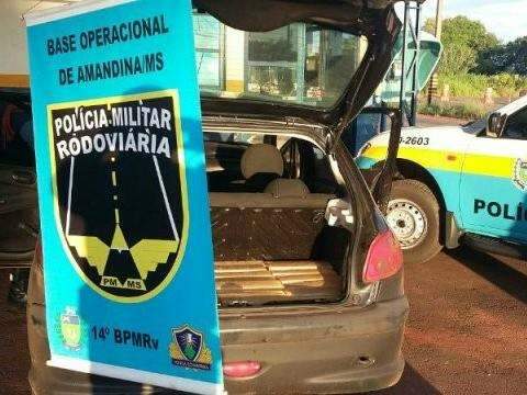 PRE apreende 100 kg de maconha que seriam levadas para o interior de SP