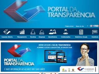 Com conteúdo padronizado, Portal oferece recursos de comunicação social. 