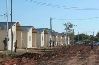 Casas ‘padrão Emha’ ficaram prontas nesta semana (Foto: Marina Pacheco)