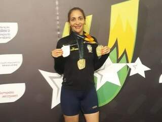 Bethania Ferreira Gomes conquistou três medalhas de ouro no Pan-Americano Universitário (Foto: Divulgação)