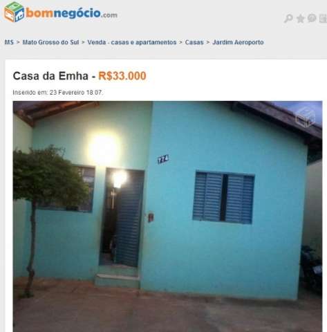 Casas populares s&atilde;o vendidas na internet por at&eacute; R$ 81 mil na Capital