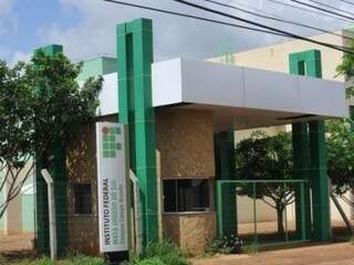 Entrada do prédio do Instituto Federal de MS, em Campo Grande (Foto: Divulgação)