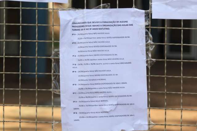 Al&eacute;m de transtornos, greve causar&aacute; confus&atilde;o na reposi&ccedil;&atilde;o de aulas