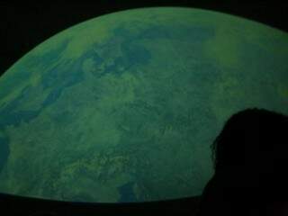 Planetário da AEB é um dos mais visitados entre as atrações da reunião anual (Foto: Kísie Ainoã)