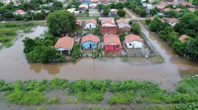 MS tem 13 cidades em estado de emerg&ecirc;ncia por causa das chuvas