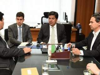 Marquinhos foi recebido em Brasília para discutir recursos para a Educação (Foto: Divulgação)