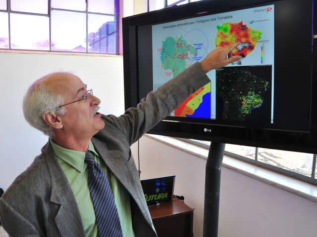  Com 16 raios por km&sup2;, MS tem o maior n&uacute;mero de descargas el&eacute;tricas do Pa&iacute;s