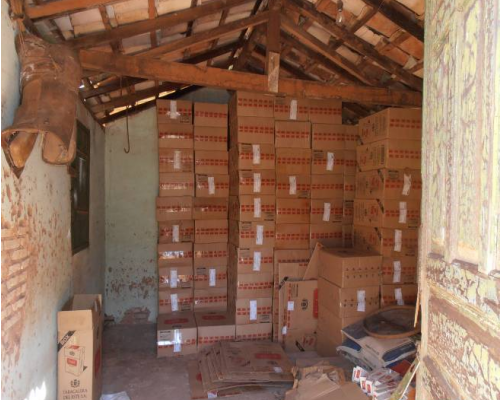  Mais de 50 mil ma&ccedil;os de cigarros foram apreendidos pela PMA