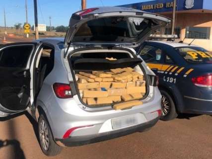 Traficante é preso com 350 quilos de maconha em veículo roubado em SP 