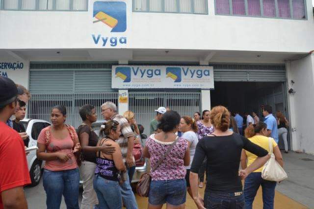 No dia seguinte a protesto, funcion&aacute;rios da Vyga recebem sal&aacute;rio