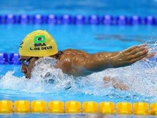 Léo de Deus não conseguiu entrar na final dos 200 metros borboleta, mas ainda disputa dos 200 metros costas (Foto: Divulgação/Facebook)
