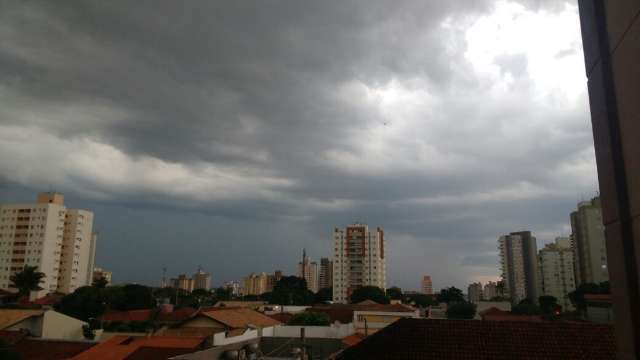 Ao contr&aacute;rio do previsto, tempo fecha e chuva amea&ccedil;a cair na Capital
