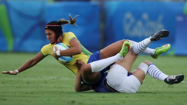 Rugby feminino do Brasil vence a Col&ocirc;mbia por 24 a 0