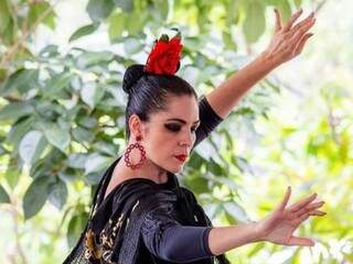 A bailarina vai dançar no ritmo flamenco durante o evento. (Foto: Divulgação)