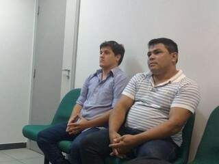 Thiago e Willian em uma das audiências de instrução no Fórum da Capital. (Foto: Arquivo/ Geisy Garnes)
