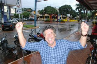 Murilo foi eleito prefeito com grande vantagem - (foto: Ademir Almeida/Diário MS)