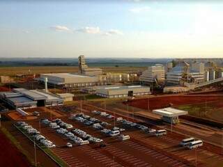 Complexo Industrial da Coamo, em Dourados (Foto: Chico Ribeiro - Assessoria)
