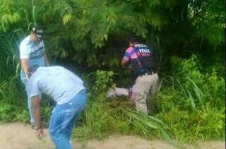 O corpo foi encontrado em um matagal em Porto Quijarro (Foto: Divulgação)