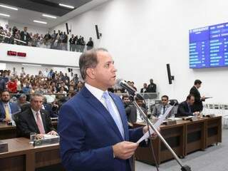 Deputado Carlos Alberto David (PSL) adiantou que prefere comissão de segurança pública (Foto: Assessoria/ALMS)