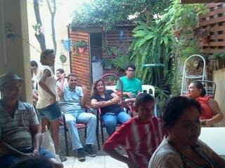 Familiares de Gabriel se reuniram para comemorar participação do jovem no programa de tv (Foto Arquivo Pessoal)