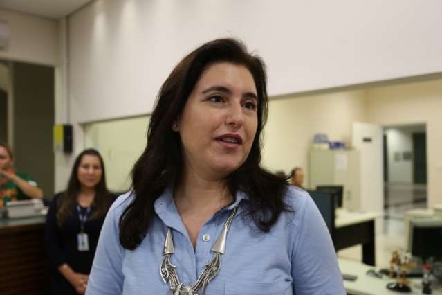 Simone acompanha partido e declara apoio a Reinaldo Azambuja