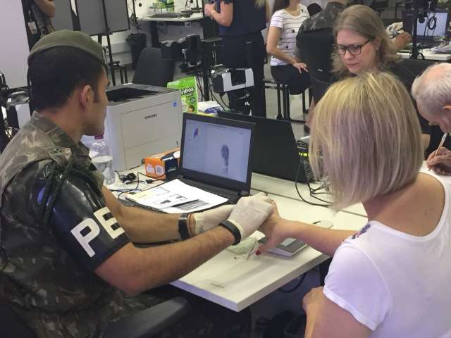 Unidade do TRE faz 800 cadastros biom&eacute;tricos por dia, meta para hoje
