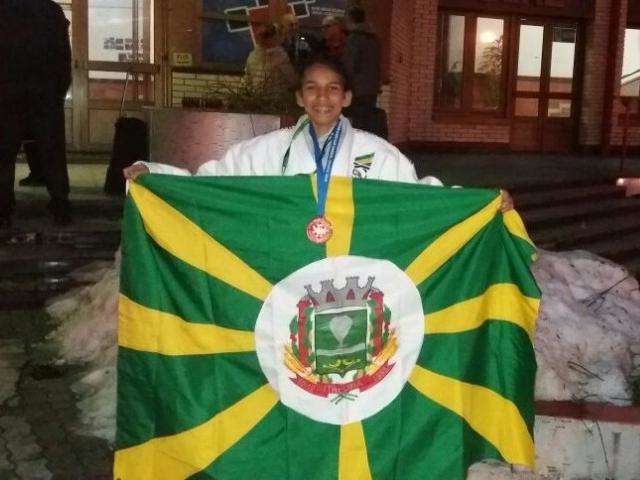 Atleta de MS conquista o bronze em competi&ccedil;&atilde;o de jud&ocirc; na Cro&aacute;cia 