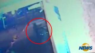 Adolescentes que vandalizaram o centro foram flagrados por c&acirc;meras de seguran&ccedil;a