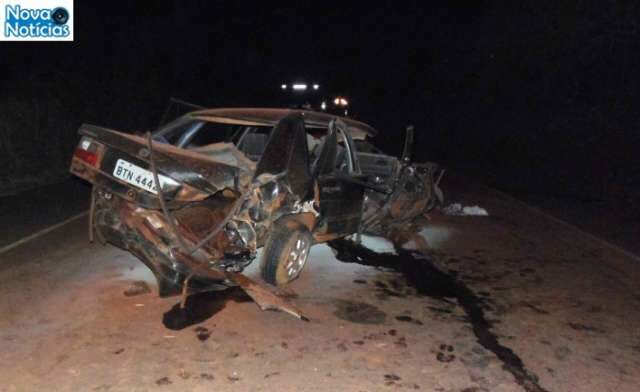  Motorista morre em capotagem na MS-134 em Nova Andradina 