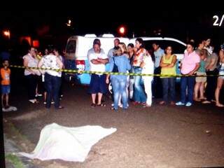 O homem foi morto a tiros por bandidos (Foto: Ponta Porã Digital)