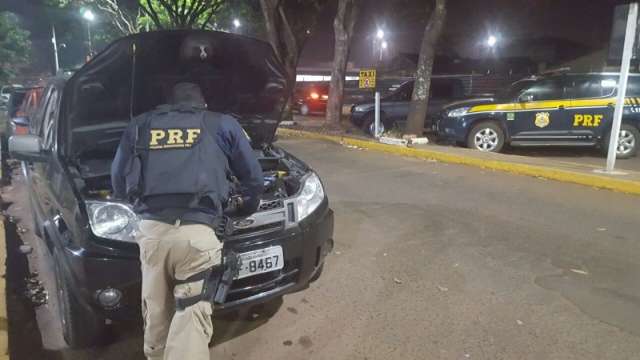 PRF intercepta Ecosport e Strada roubados que seguiam para o Paraguai