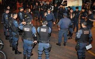 Equipes do 9º Batalhão da PM intensificaram ações em bairros da Capital. (Foto:Divulgação)