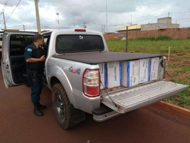 Ranger &eacute; abandonada com meio milh&atilde;o de reais em agrot&oacute;xico contrabandeado