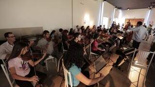 Orquestra de Campo Grande também teve seus projetos resgatados graças a Fraternidade Sem Fronteiras (Foto: Assessoria)