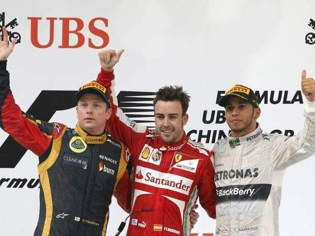 Alonso vence o grande pr&ecirc;mio da China e massa fica em 6&ordm; lugar 