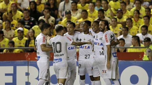 Sob press&atilde;o, Santos cede empate ao Barcelona no Equador pela Libertadores