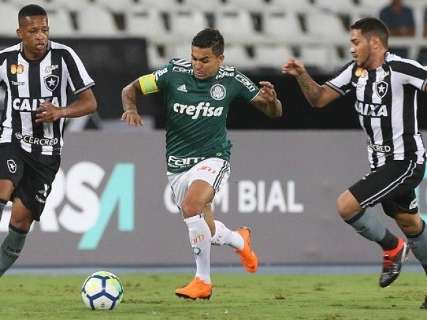 Palmeiras e Botafogo empatam em 1 a 1 no Engenhão