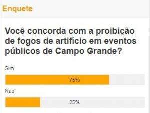 Leitores aprovam proibi&ccedil;&atilde;o de fogos de artif&iacute;cio em eventos p&uacute;blicos