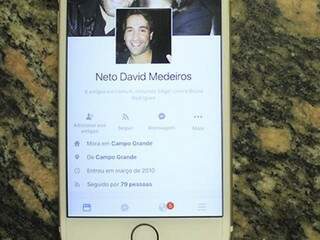 Antes de ser excluído de rede social, perfil de Neto David Medeiros permitiu que empresários reconhecessem o golpista. (Foto: Marina Pacheco)