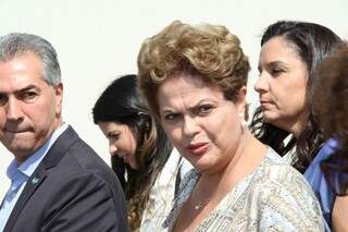 Dilma chega para inauguração da Casa da Mulher Brasileira (Foto: Marcos Ermínio)