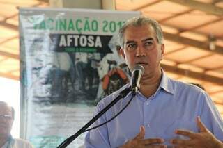 Governador Reinaldo Azambuja (PSDB) enviou projeto da LDO para Assembleia Legislativa (Foto: Marcos Ermínio)