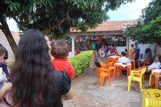 Festa ocorreu em Campo grande, em casa de parentes de Bruninho.