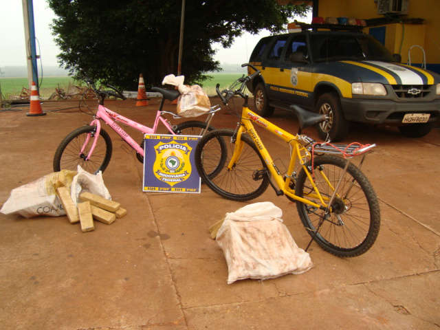  PRF apreende droga em bicicletas na BR-463; 2&ordm; caso este ano