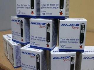 Tiras para automonitoramento de glicemia está disponível para pacientes com diabetes mellitus insulino-dependentes. (Foto: Divulgação)