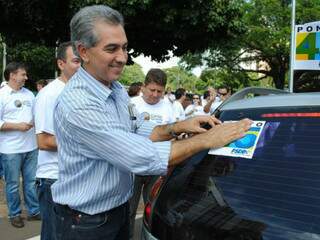 Reinaldo Azambuja tem a segunda maior despesa entre os candidatos a prefeito de Campo Grande. (Foto: Divulgação)