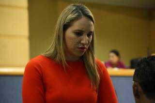 Thaís defende mulher como vice de Delcídio e aponta a vereadora Grazielle Machado como opção (Foto: Marcos Ermínio / Arquivo)