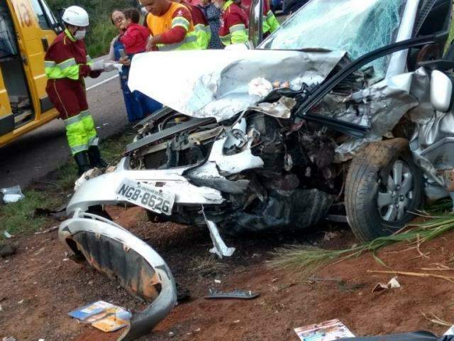 Quatro envolvidos em colis&atilde;o frontal na BR-163 eram da mesma fam&iacute;lia 