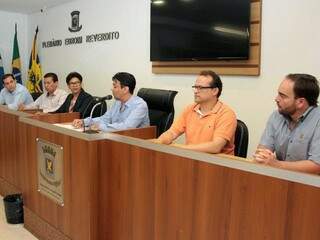 Comissão da Câmara Municipal sobre o IMPCG. (Foto: Izaias Medeiros/Câmara Municipal)