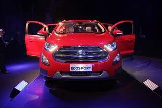 Novo Ford Ecosport é apresentado durante Salão do Automóvel de Buenos Aires