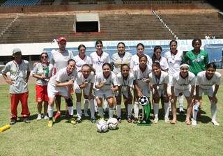 Time feminino do Comercial foi campeão estadual e disputa Copa do Brasil amanhã (Foto: Divulgação)